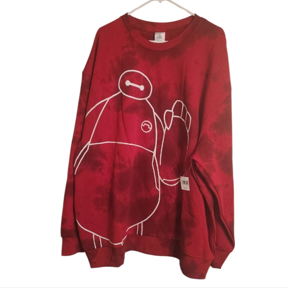 Disney Red Crewneck Sweatshirt